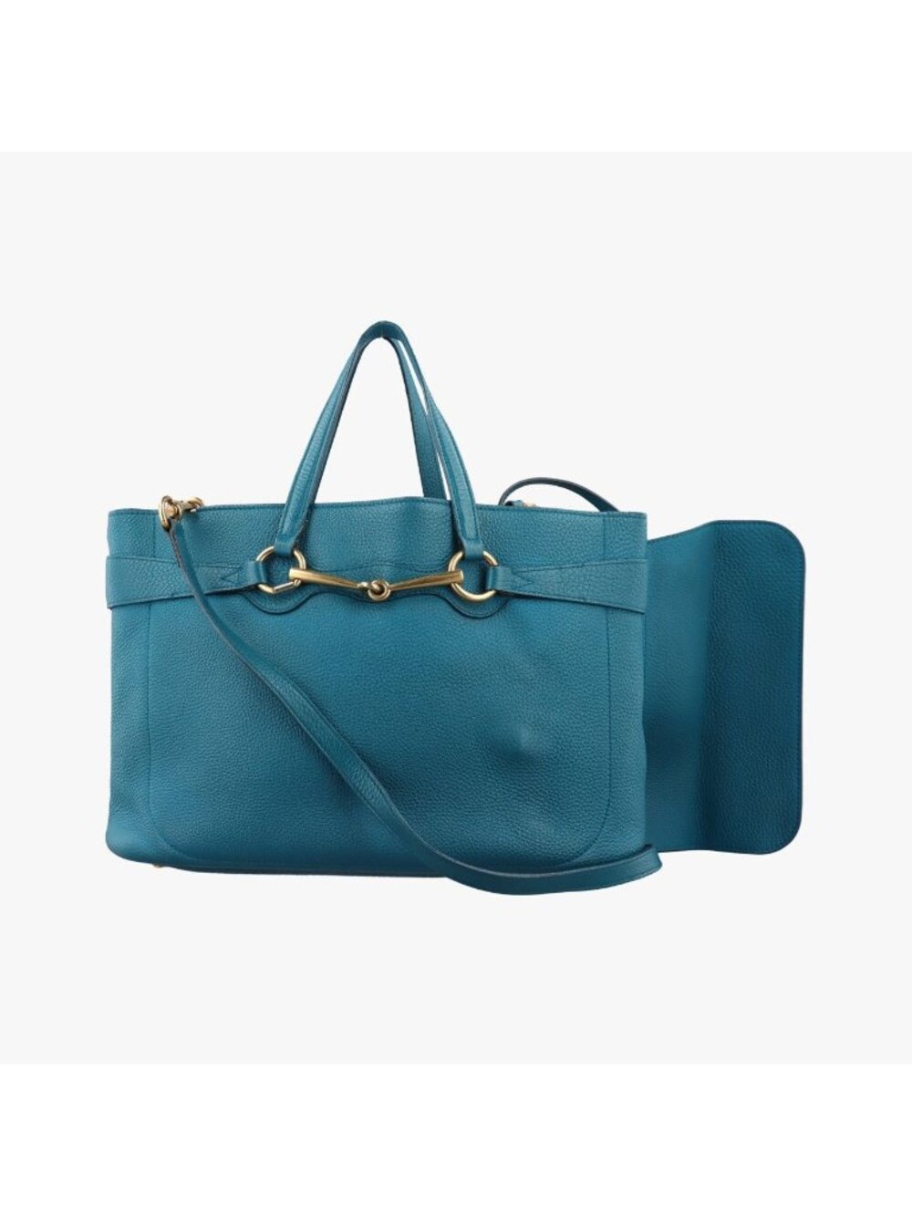 Gucci Bright Bit Blue Leather